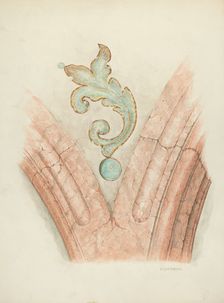 Ceiling Decoration, c. 1940. Creator: William Kieckhofel