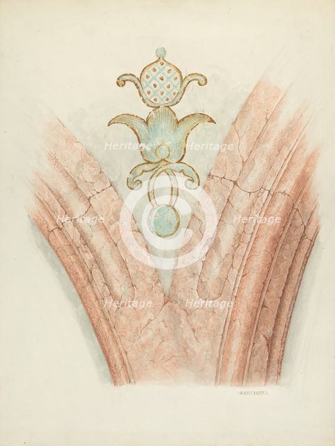 Ceiling Decoration, c. 1941. Creator: William Kieckhofel.