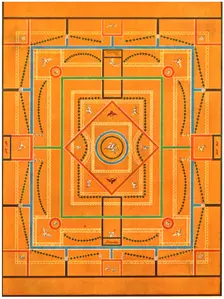 Ceiling decoration, Pompeii, Italy, (1928). Creator: Unknown