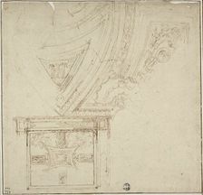 Ceiling Decoration with Grotesques, 1530/39. Creator: Perino del Vaga