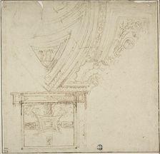 Ceiling Decoration with Grotesques, 1530/39. Creator: Perino del Vaga