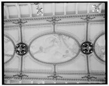 Ceiling decorations, grand salon, Str. City of Cleveland, Detroit & Cleveland Navigation Co, (1908?) Creator: Unknown