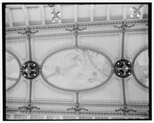 Ceiling decorations, grand salon, Str. City of Cleveland, Detroit & Cleveland Navigation Co, (1908?) Creator: Unknown