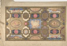 Ceiling Design, 19th century. Creator: Anon