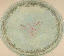 Ceiling Design for the Pless Chateau, Silesia, second half 19th century. Creators: Jules-Edmond-Charles Lachaise, Eugène-Pierre Gourdet