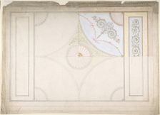 Ceiling Design, late 19th century. Creator: Anon