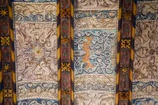 Ceiling detail, Aljaferia Palace, Zaragoza, Spain, 2007. Creator: Samuel Magal