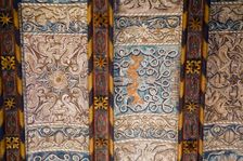 Ceiling detail, Aljaferia Palace, Zaragoza, Spain, 2007. Creator: Samuel Magal
