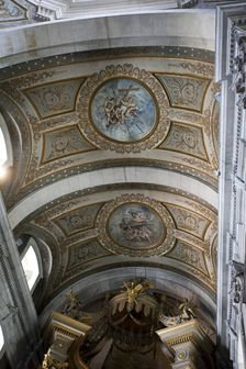 Ceiling detail, Bom Jesus do Monte Church, Braga, Portugal, 2009. Artist: Samuel Magal