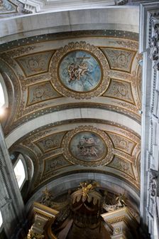 Ceiling detail, Bom Jesus do Monte Church, Braga, Portugal, 2009. Creator: Samuel Magal