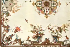Ceiling in the Grande Singerie, Château de Chantilly, France, (1928). Creator: Unknown