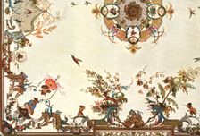 Ceiling in the Grande Singerie, Château de Chantilly, France, (1928). Creator: Unknown