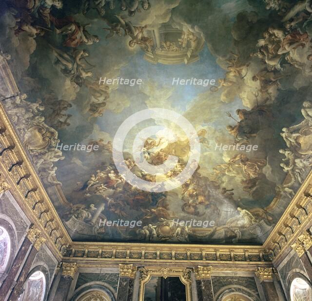 Ceiling of the Salon de Hercules at Versailles, 18th century. Artist: Francois Lemoyne