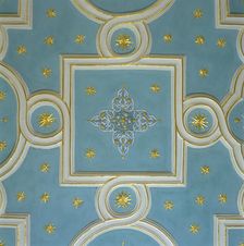 Ceiling of the Star Chamber, Bolsover Castle, Derbyshire, 2000. Artist: J Bailey
