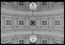Ceiling of Victoria Hall, Town Hall, Victoria Square, Leeds, West Yorkshire, c1955-c1980. Creator: Ursula Clark