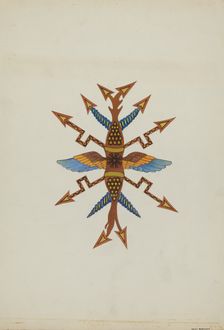 Ceiling Ornament, c. 1936. Creator: Dana Bartlett