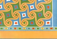 Ceiling paintings in the tomb of Nes-pa-nefer-her, Sheikh Abd el-Qurna, Thebes, Egypt, (1928). Creator: Unknown