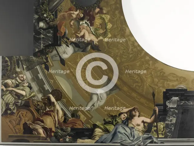 Ceiling painting with Diana and her companions, c.1676-c.1682. Creator: Gerard de Lairesse.