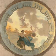 Ceiling painting of Diana and her companions, c.1676-c.1682. Creator: Gerard de Lairesse