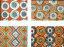 Ceiling patterns in the Tomb of Nebamon and Ipuki in Thebes, Egypt, (1928). Creator: Unknown