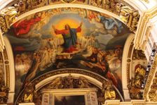 Ceiling, St Isaac's Cathedral, St Petersburg, Russia, 2011. Creator: Sheldon Marshall