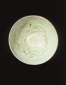 Celadon bowl, Song dynasty, China, 12th century. Creator: Unknown