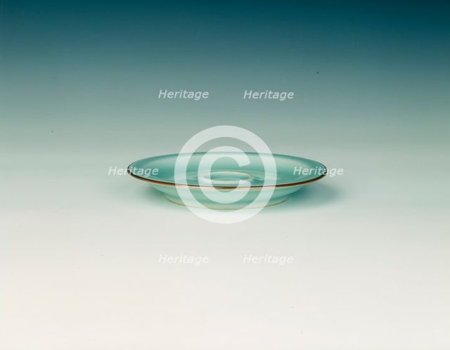 Celadon cupstand, Qing dynasty, Qianlong period, China, 1736-1795. Creator: Unknown.