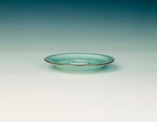 Celadon cupstand, Qing dynasty, Qianlong period, China, 1736-1795. Creator: Unknown