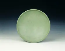 Celadon dish with duck in flight, Southern Song dynasty, China, 12th century. Creator: Unknown