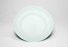 Celadon-Glazed Dish, Qing dynasty (1644-1911), Yongzheng reign mark and period (1723-1735). Creator: Unknown