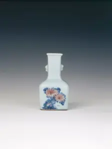 Celadon ground mallet vase, Qing dynasty, Qianlong period, China, 1736-1795. Creator: Unknown