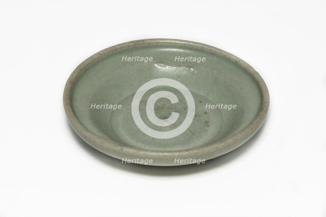 Celadon saucer, 15th century. Artist: Unknown.