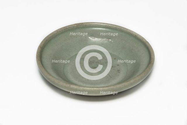 Celadon saucer, 15th century. Creator: Unknown.