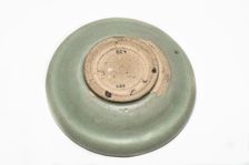 Celadon saucer, 15th century. Creator: Unknown