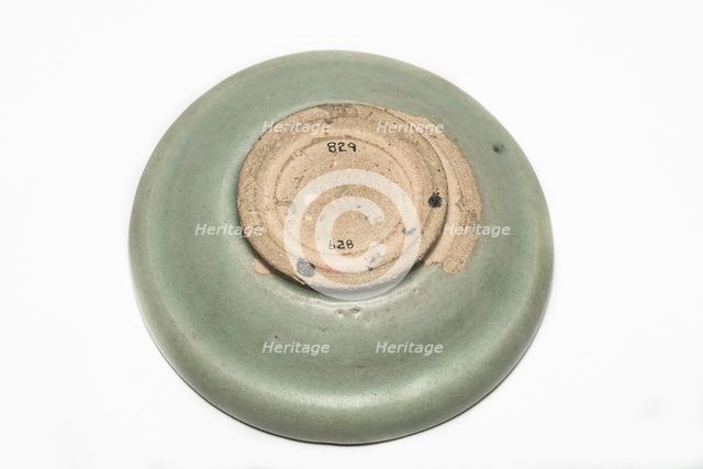 Celadon saucer, 15th century. Creator: Unknown.