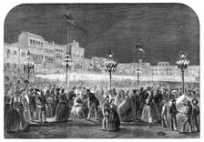 Celebration at Florence of the First Italian National Festival, 1861. Creator: Unknown