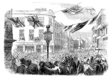 Celebration at Jersey of the Opening of the Channel Islands Telegraph, 1858. Creator: Unknown