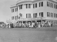 Celebration at the General Knox estate, 1931 July 25. Creator: Arnold Genthe