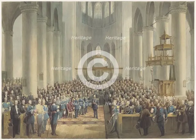 Celebration in honour of the veterans of 1813-1815, 26-27 June 1865, (1865). Creator: Anon.