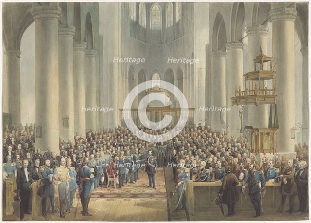 Celebration in honour of the veterans of 1813-1815, 26-27 June 1865, (1865). Creator: Anon.
