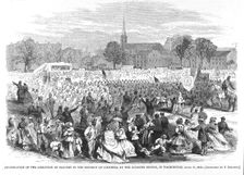 Celebration of The Abolition of Slavery in the District of Columbia by the..., April 19, 1866. Creator: Frederick Dielman