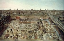 Celebration of the wedding contract between Louis XIII and Anne of Austria..., 1612. Creator: Anonymous