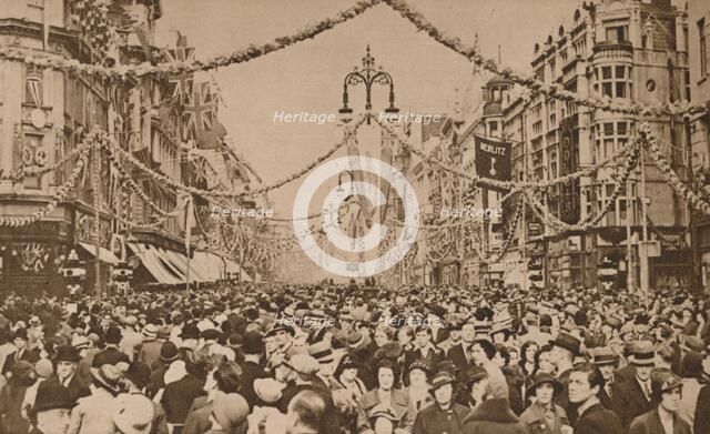 Celebrations for the Silver Jubilee of King George V, London, 1935. Artist: Unknown.