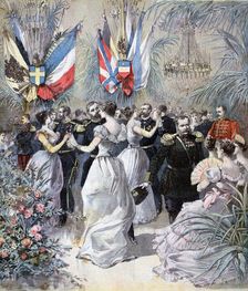 Celebrations in honour of the Visit of the Russian Fleet in Toulon, 1893. Artist: Henri Meyer