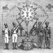 'Celebrating the Centenary of 2nd (The Prince of Wales Own) Bombay Grenadiers, at Poonah 1888. Creator: Unknown