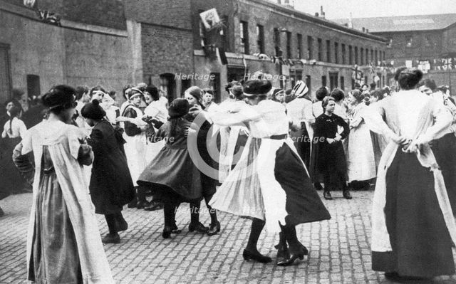 Celebrating the end of the First World War, 1918, (1935). Artist: Unknown
