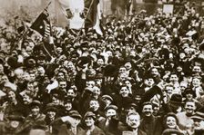 Celebrating the end of the First World War, London, November 1918. Creator: Unknown