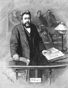 'Celebrities of the Day -- The Rev.Charles Haddon Spurgeon; Pastor of the Metropolitan Tabernacle Creator: Lance Calkin