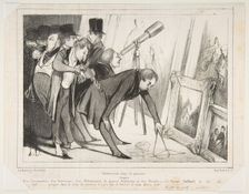 Celebrrrre Jury de Peinture..., published in Le Charivari, March 16, 1840, March 16, 1840. Creator: Honore Daumier