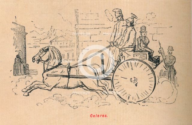 'Celeres', 1852. Artist: John Leech.